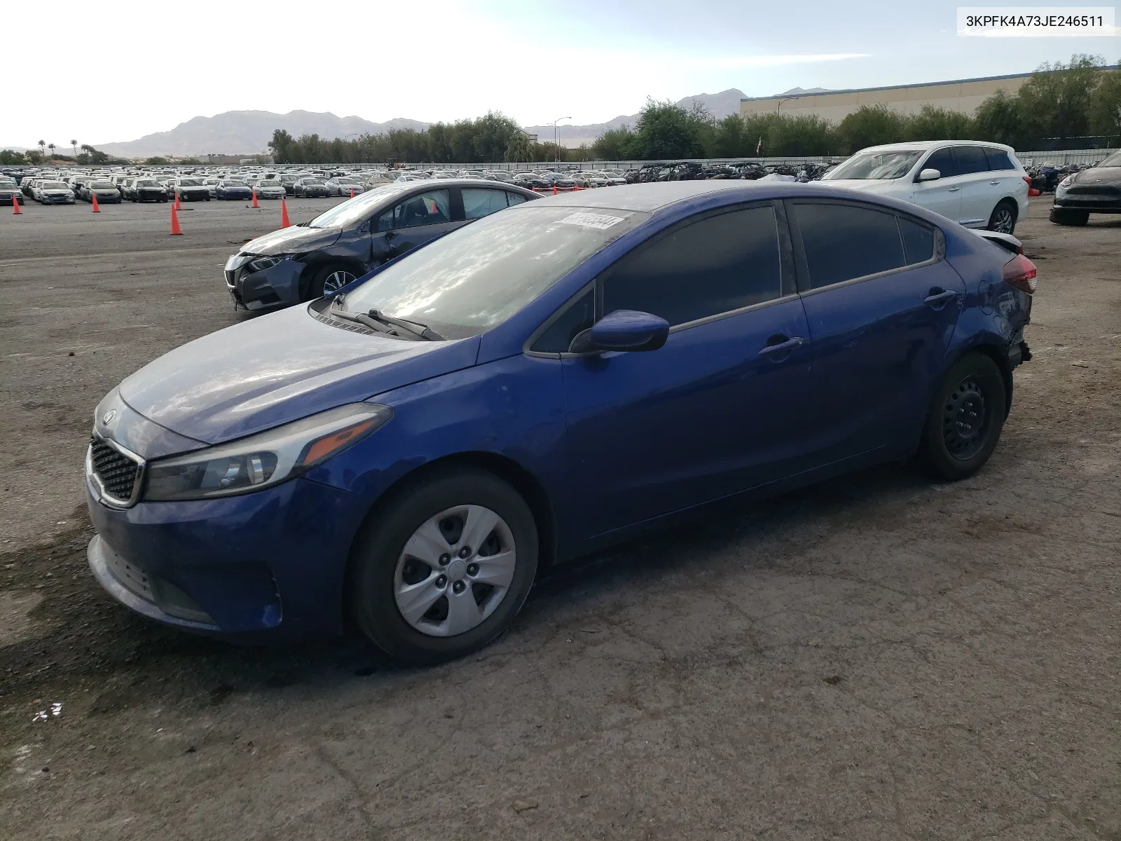 3KPFK4A73JE246511 2018 Kia Forte Lx