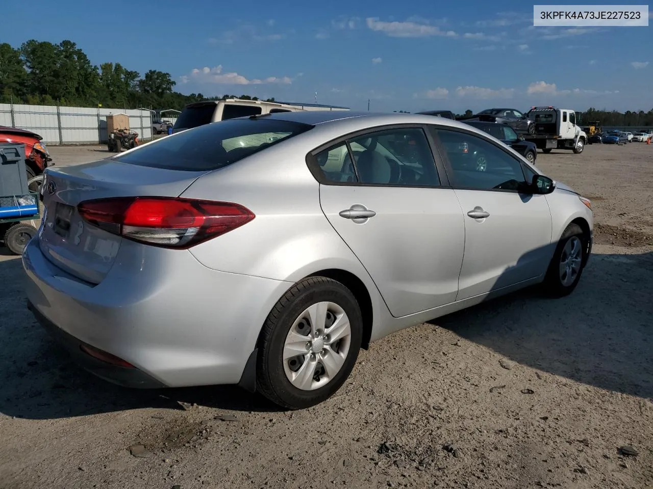 3KPFK4A73JE227523 2018 Kia Forte Lx