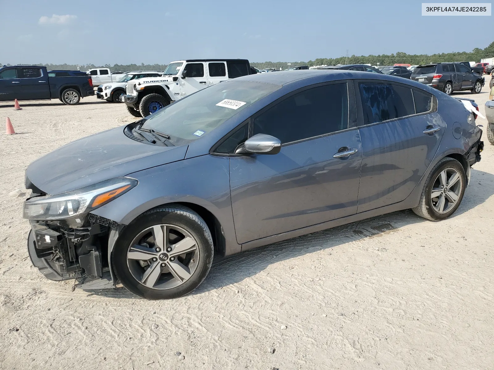 2018 Kia Forte Lx VIN: 3KPFL4A74JE242285 Lot: 68650324