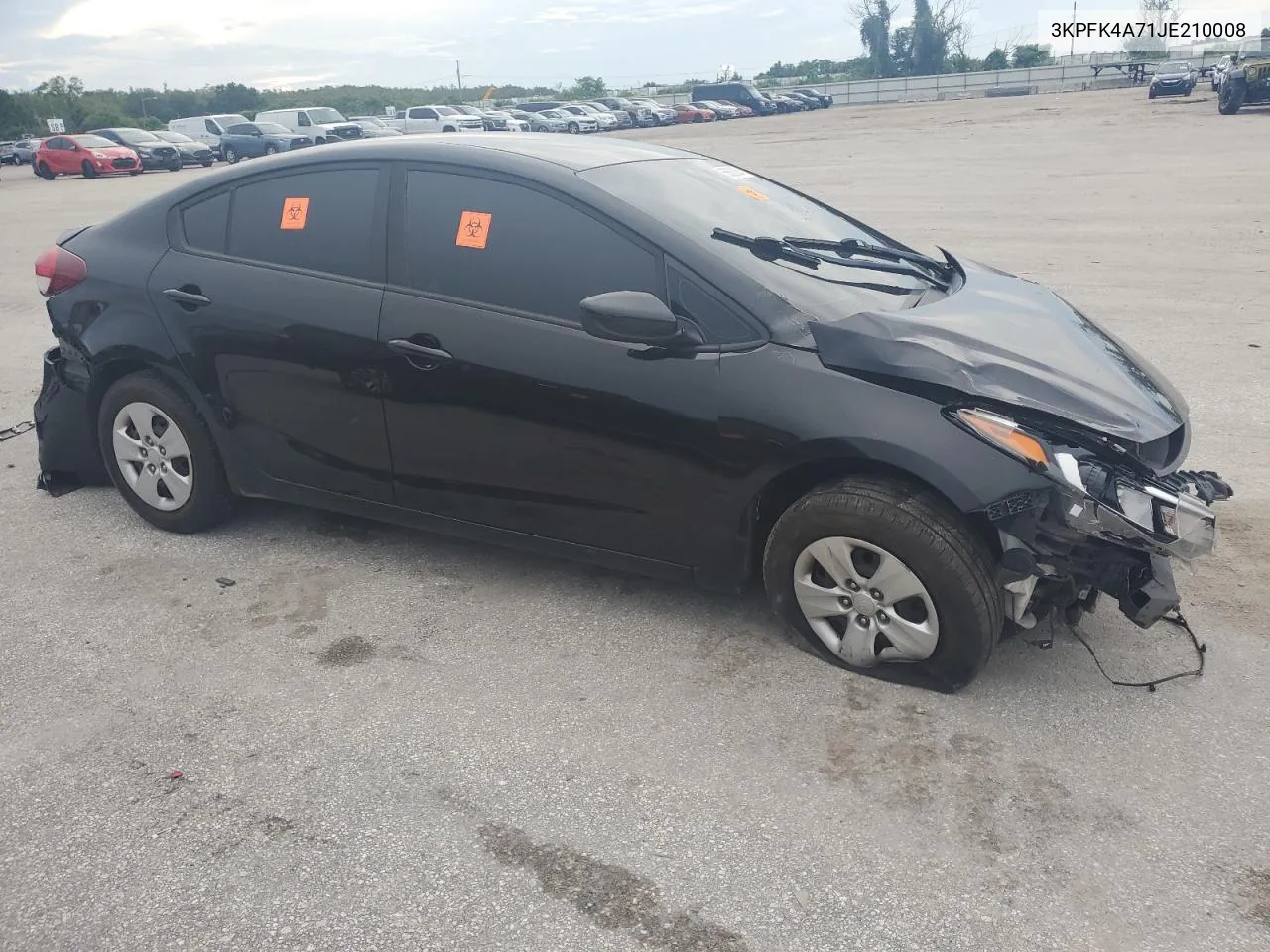 3KPFK4A71JE210008 2018 Kia Forte Lx