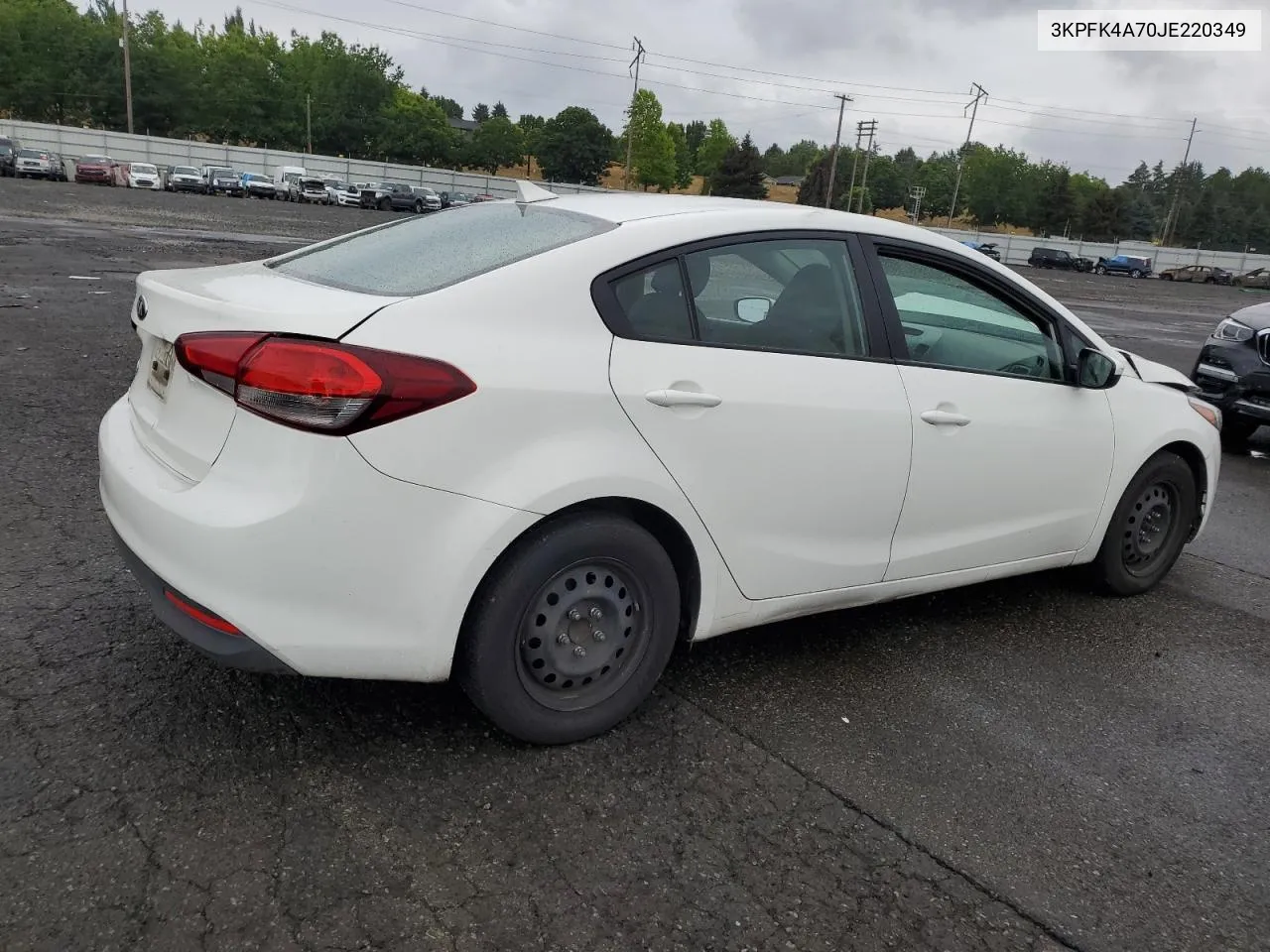 3KPFK4A70JE220349 2018 Kia Forte Lx