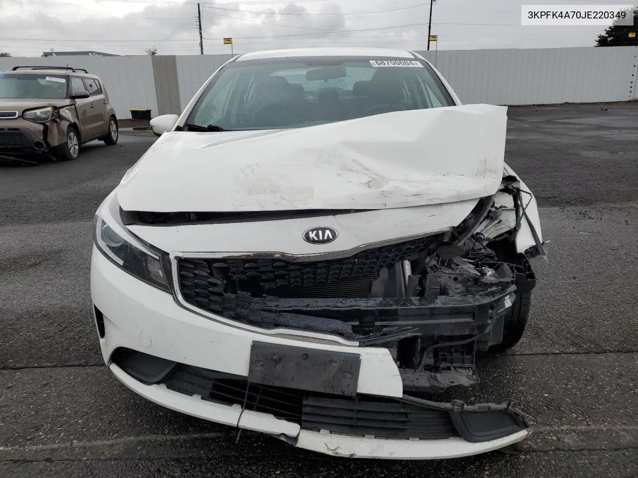 2018 Kia Forte Lx VIN: 3KPFK4A70JE220349 Lot: 68750604