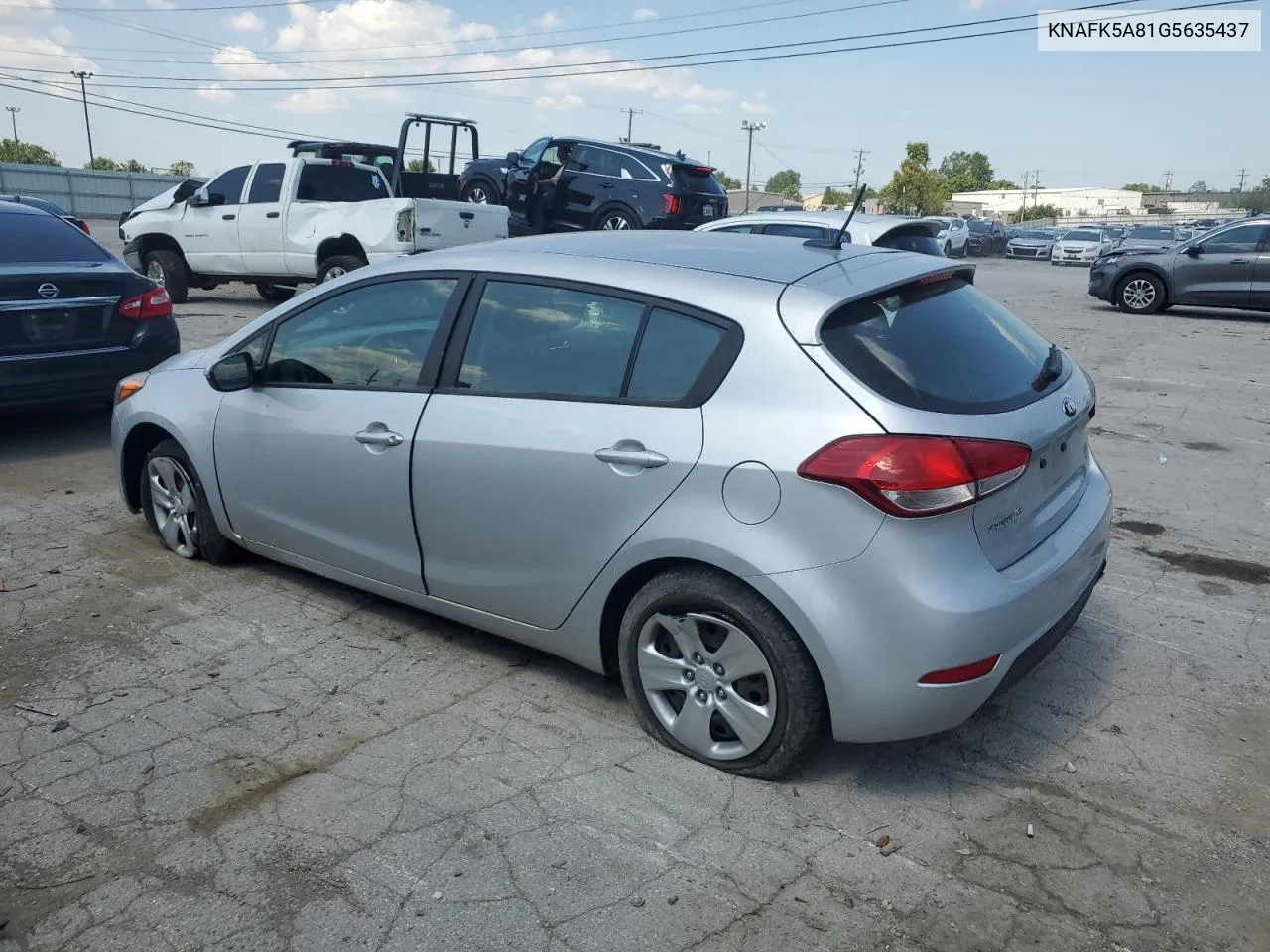 KNAFK5A81G5635437 2018 Kia Forte Lx