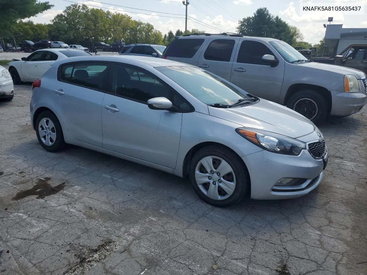 2018 Kia Forte Lx VIN: KNAFK5A81G5635437 Lot: 68976934