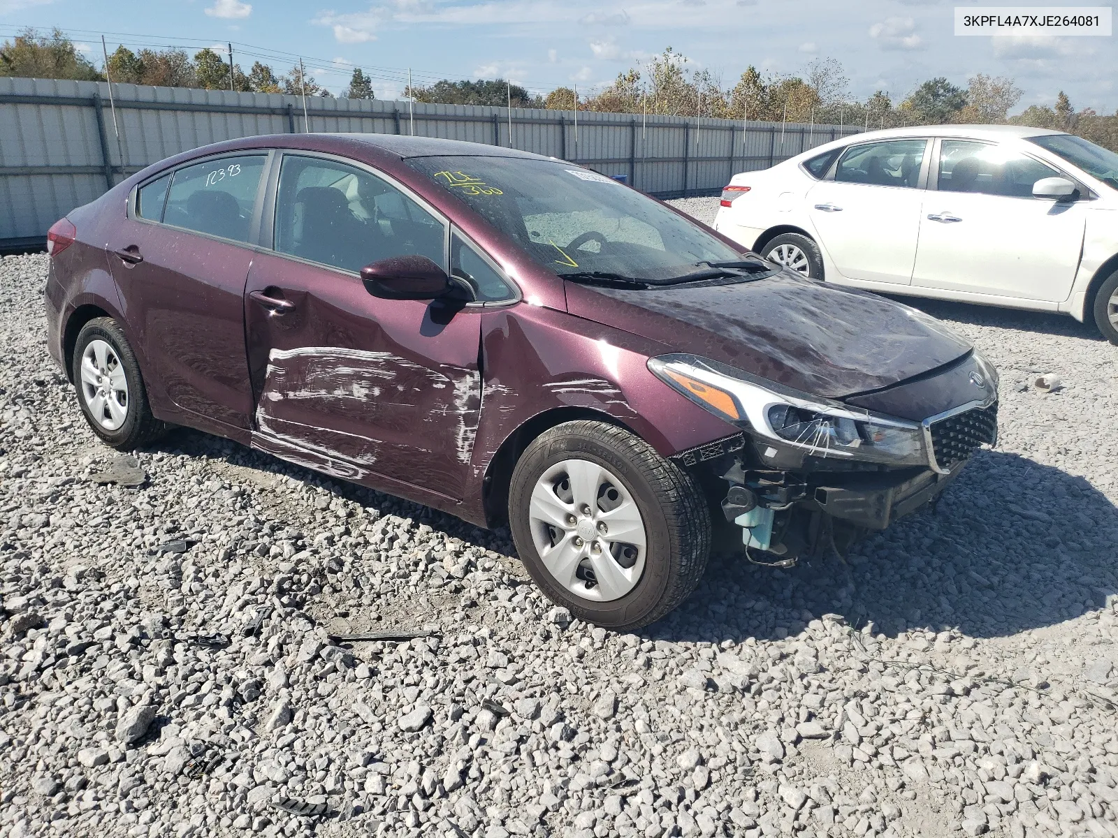 2018 Kia Forte Lx VIN: 3KPFL4A7XJE264081 Lot: 69215634