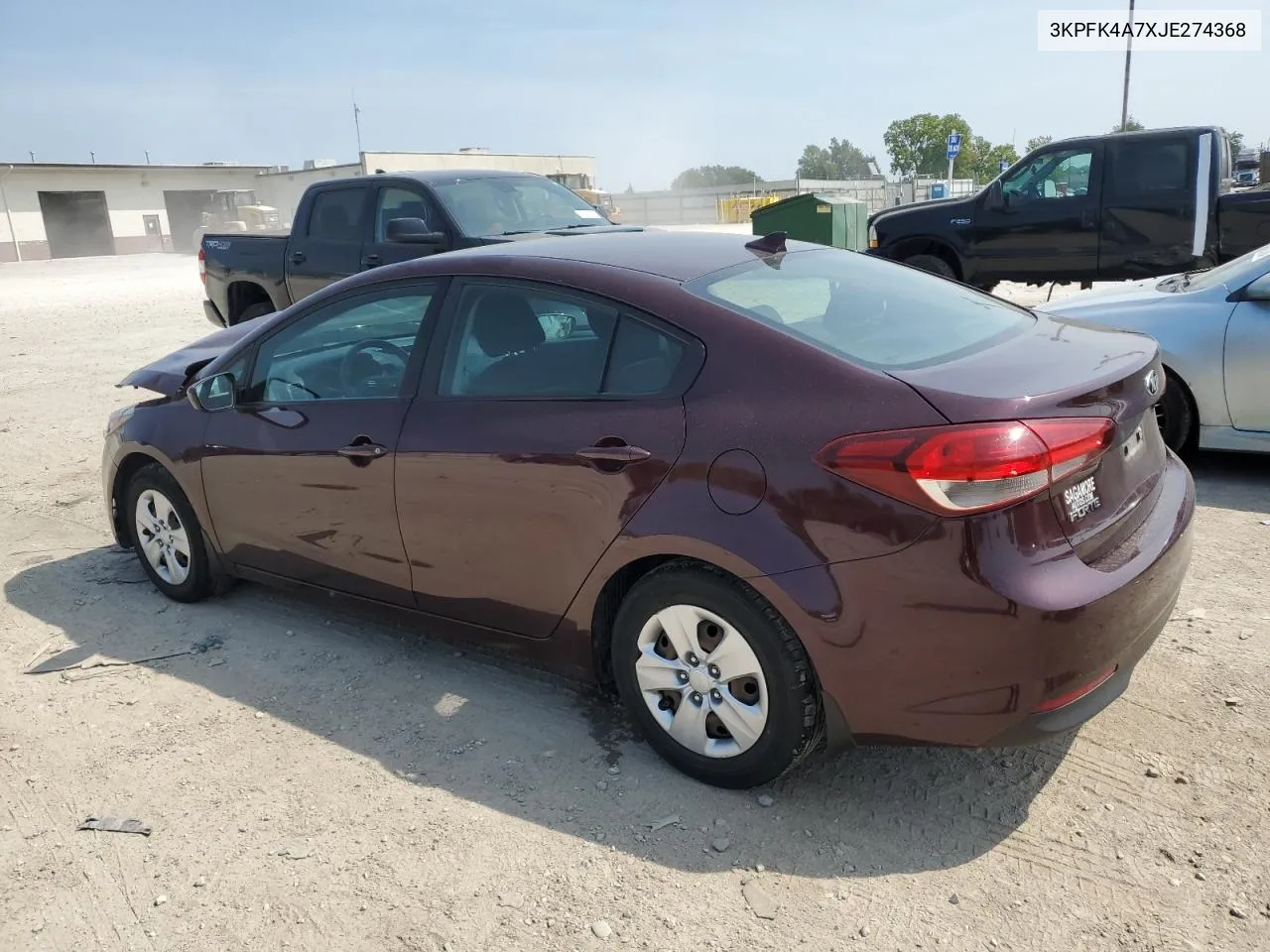 3KPFK4A7XJE274368 2018 Kia Forte Lx