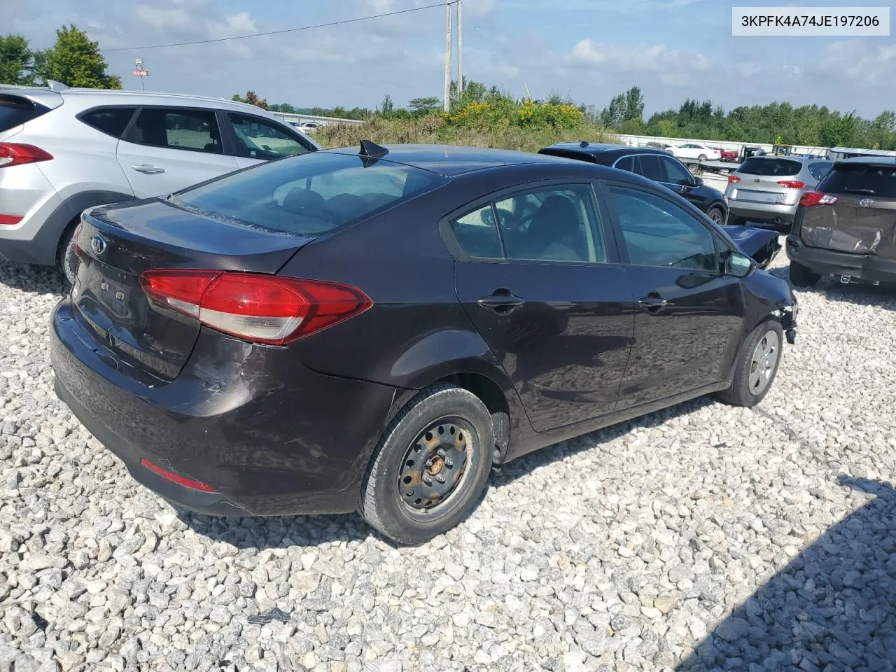 3KPFK4A74JE197206 2018 Kia Forte Lx