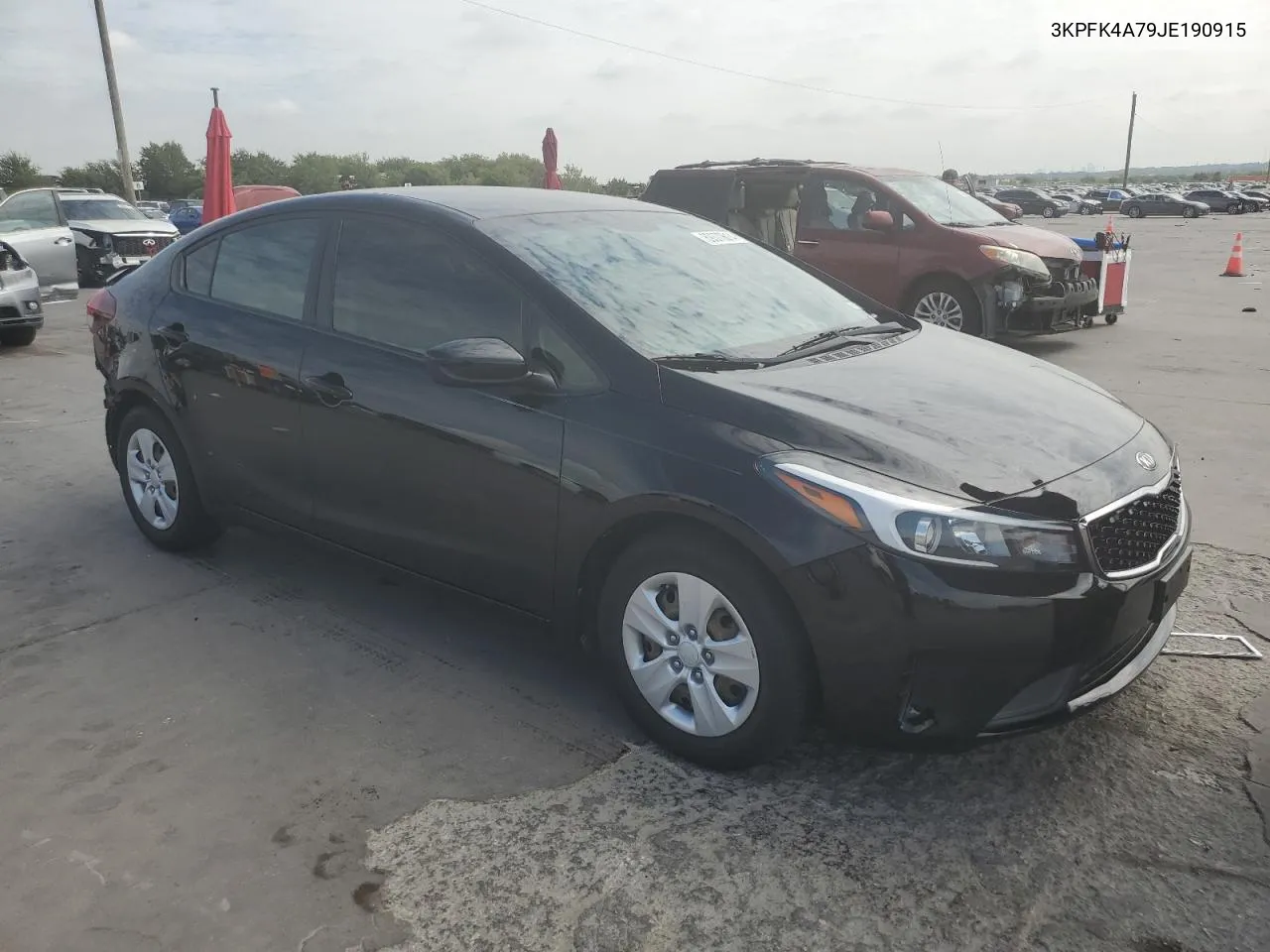 3KPFK4A79JE190915 2018 Kia Forte Lx