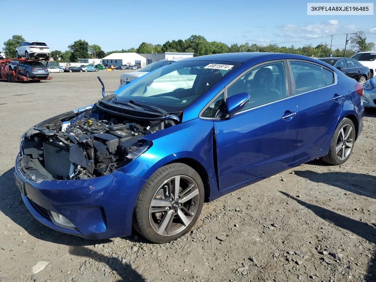 2018 Kia Forte Ex VIN: 3KPFL4A8XJE196485 Lot: 69815974