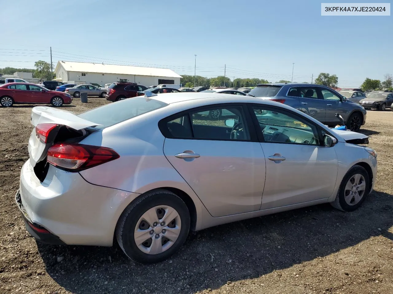 3KPFK4A7XJE220424 2018 Kia Forte Lx