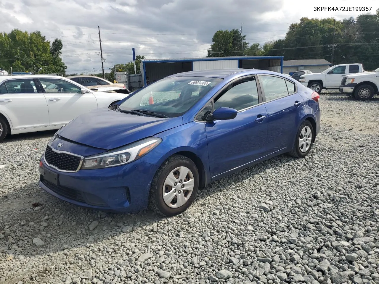 2018 Kia Forte Lx VIN: 3KPFK4A72JE199357 Lot: 69931364