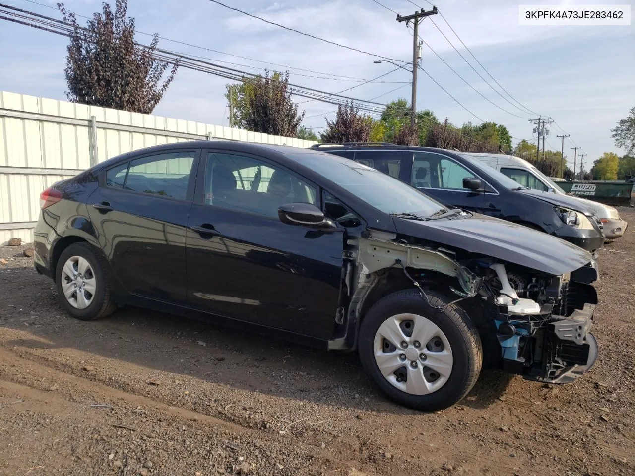 3KPFK4A73JE283462 2018 Kia Forte Lx