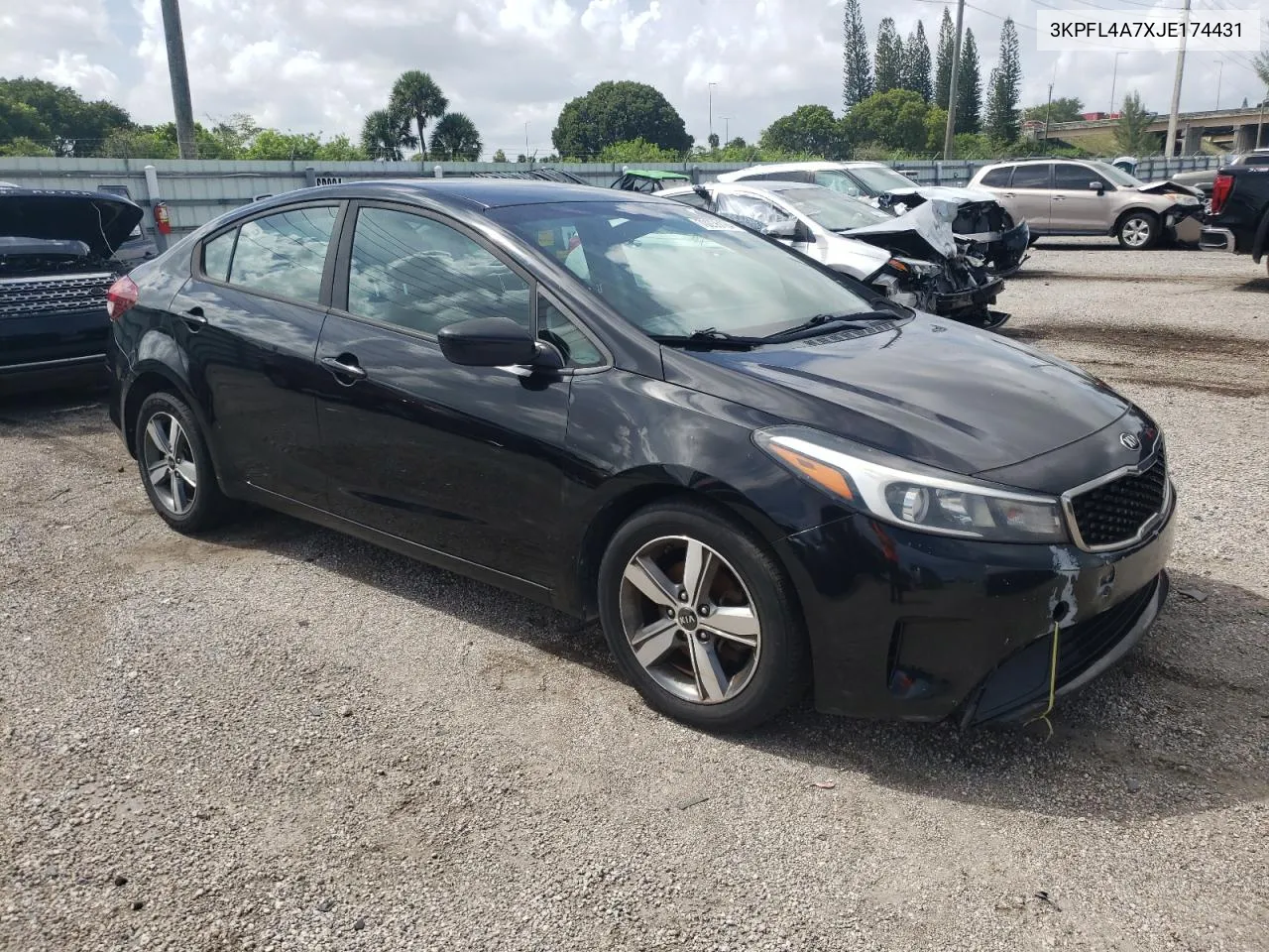 2018 Kia Forte Lx VIN: 3KPFL4A7XJE174431 Lot: 70236124