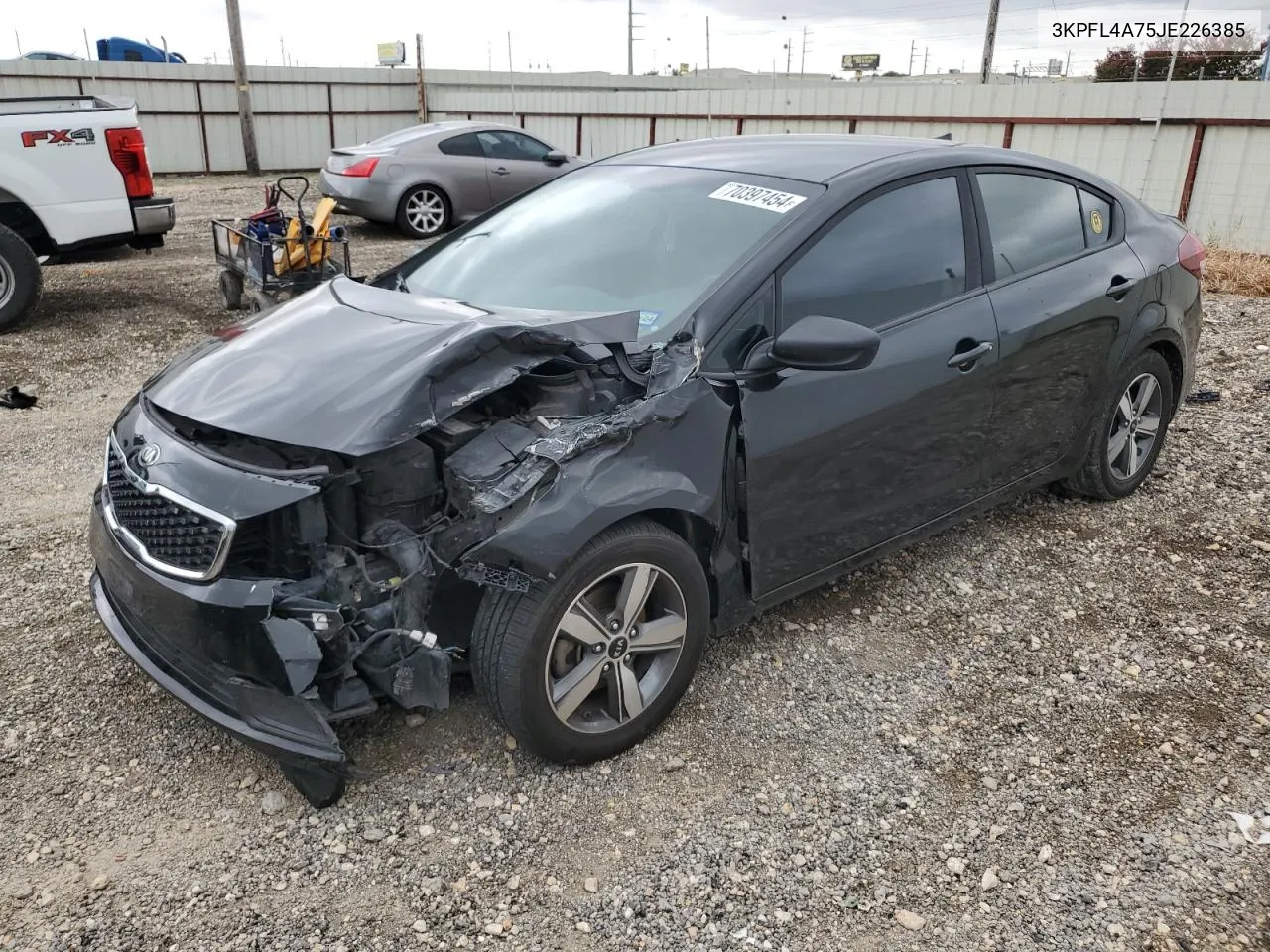 2018 Kia Forte Lx VIN: 3KPFL4A75JE226385 Lot: 70397454