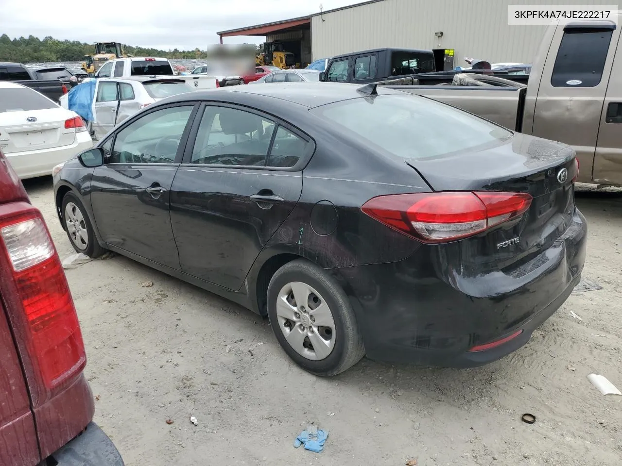 3KPFK4A74JE222217 2018 Kia Forte Lx