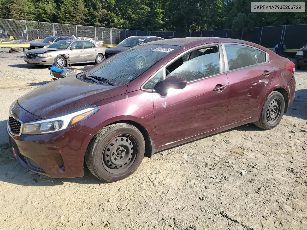 2018 Kia Forte Lx VIN: 3KPFK4A79JE266729 Lot: 70831754