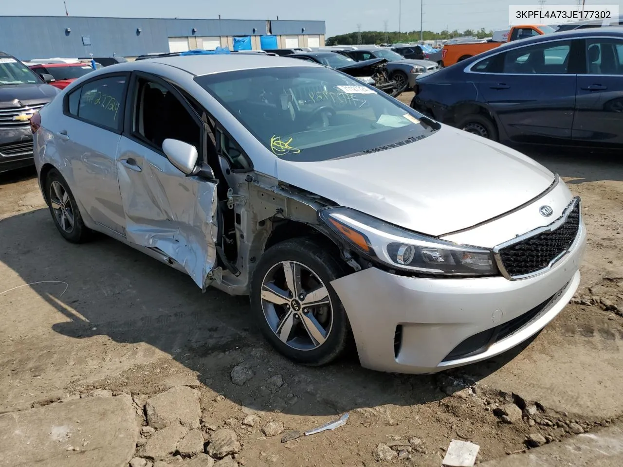 2018 Kia Forte Lx VIN: 3KPFL4A73JE177302 Lot: 71127724