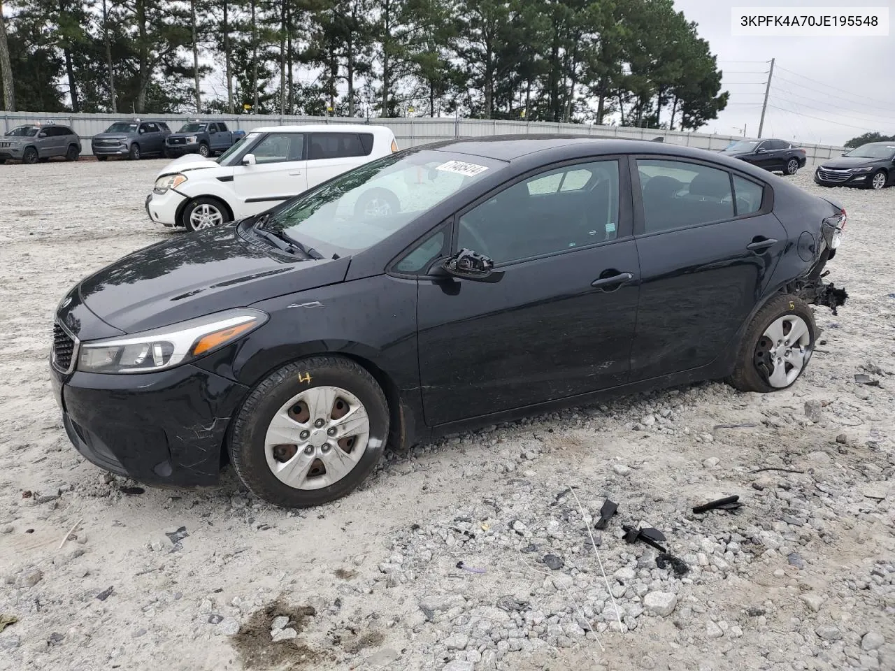 2018 Kia Forte Lx VIN: 3KPFK4A70JE195548 Lot: 71485414