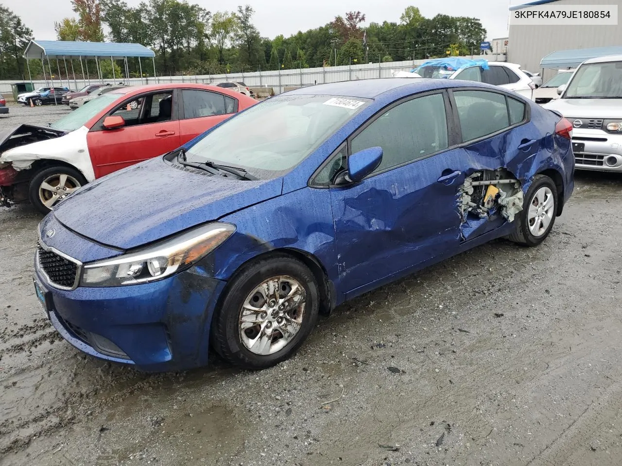 3KPFK4A79JE180854 2018 Kia Forte Lx