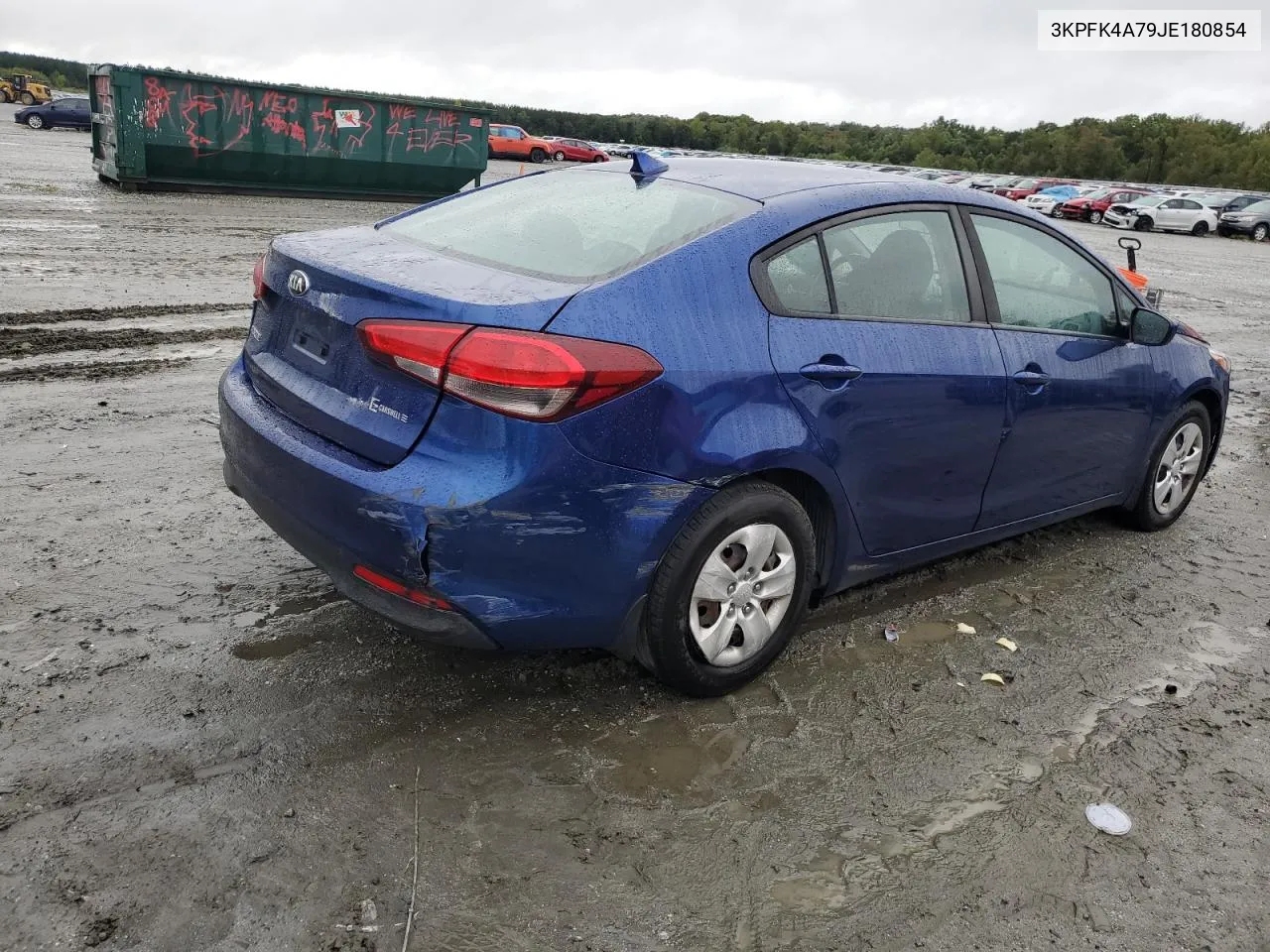 3KPFK4A79JE180854 2018 Kia Forte Lx