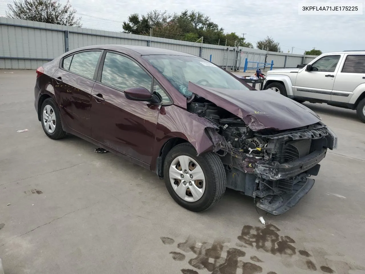 2018 Kia Forte Lx VIN: 3KPFL4A71JE175225 Lot: 71697824