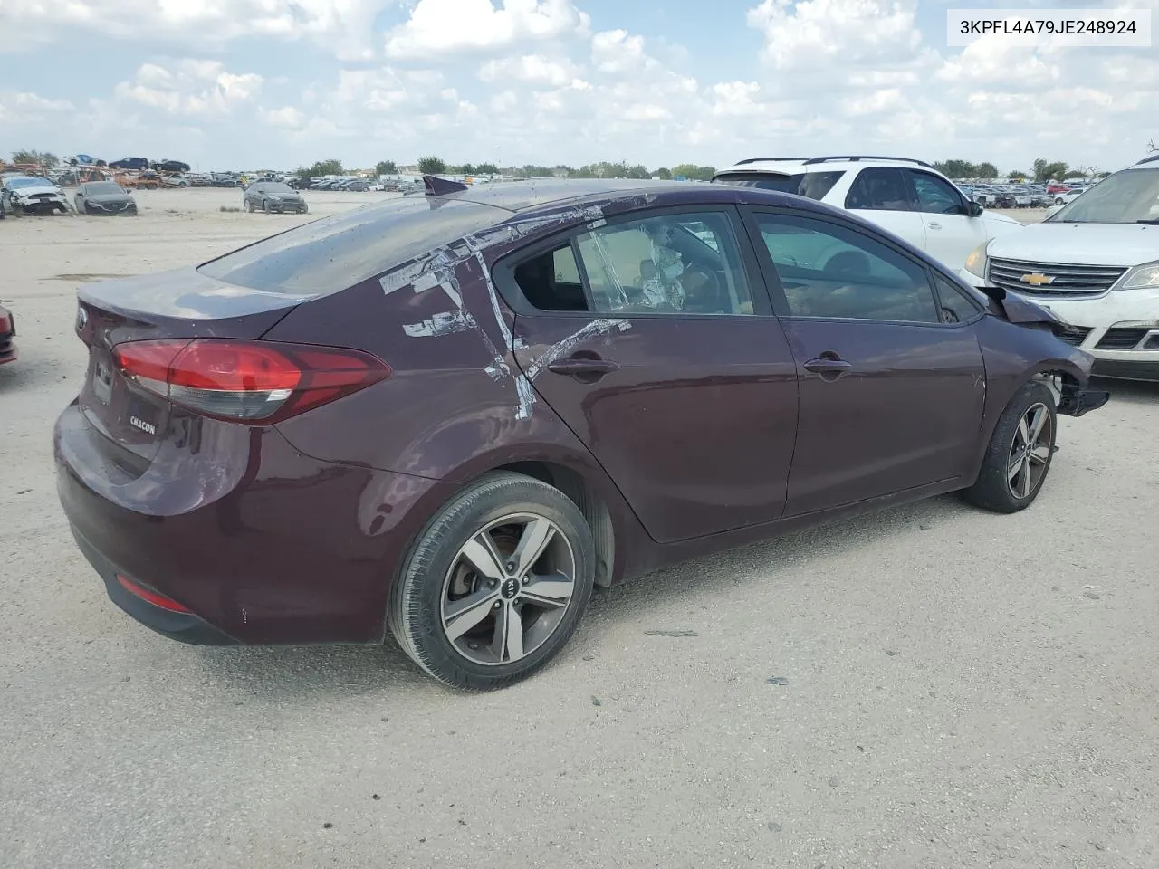 2018 Kia Forte Lx VIN: 3KPFL4A79JE248924 Lot: 71973634