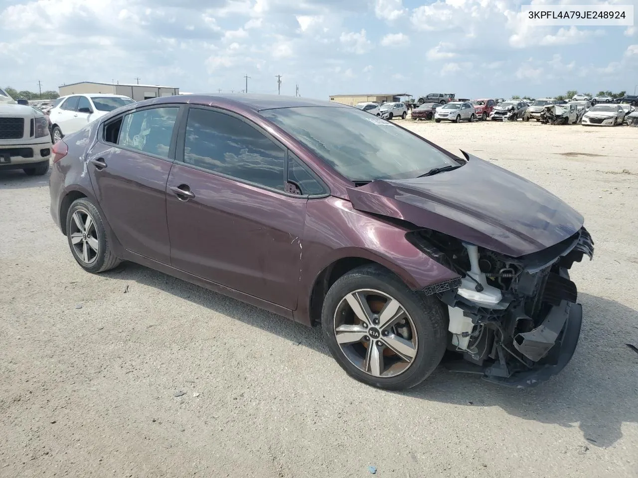 2018 Kia Forte Lx VIN: 3KPFL4A79JE248924 Lot: 71973634