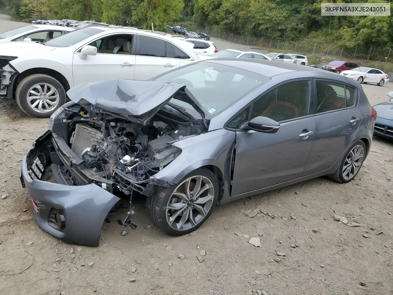 2018 Kia Forte Ex VIN: 3KPFN5A3XJE243051 Lot: 72027684