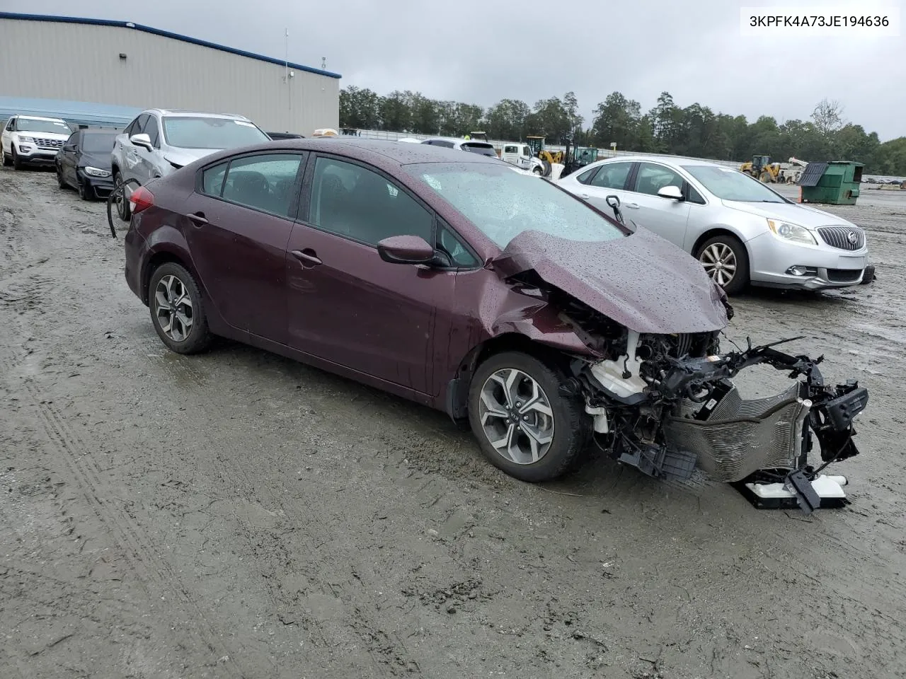 2018 Kia Forte Lx VIN: 3KPFK4A73JE194636 Lot: 72145524