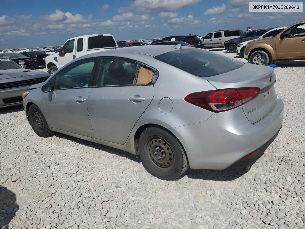 2018 Kia Forte Lx VIN: 3KPFK4A70JE209643 Lot: 72181754