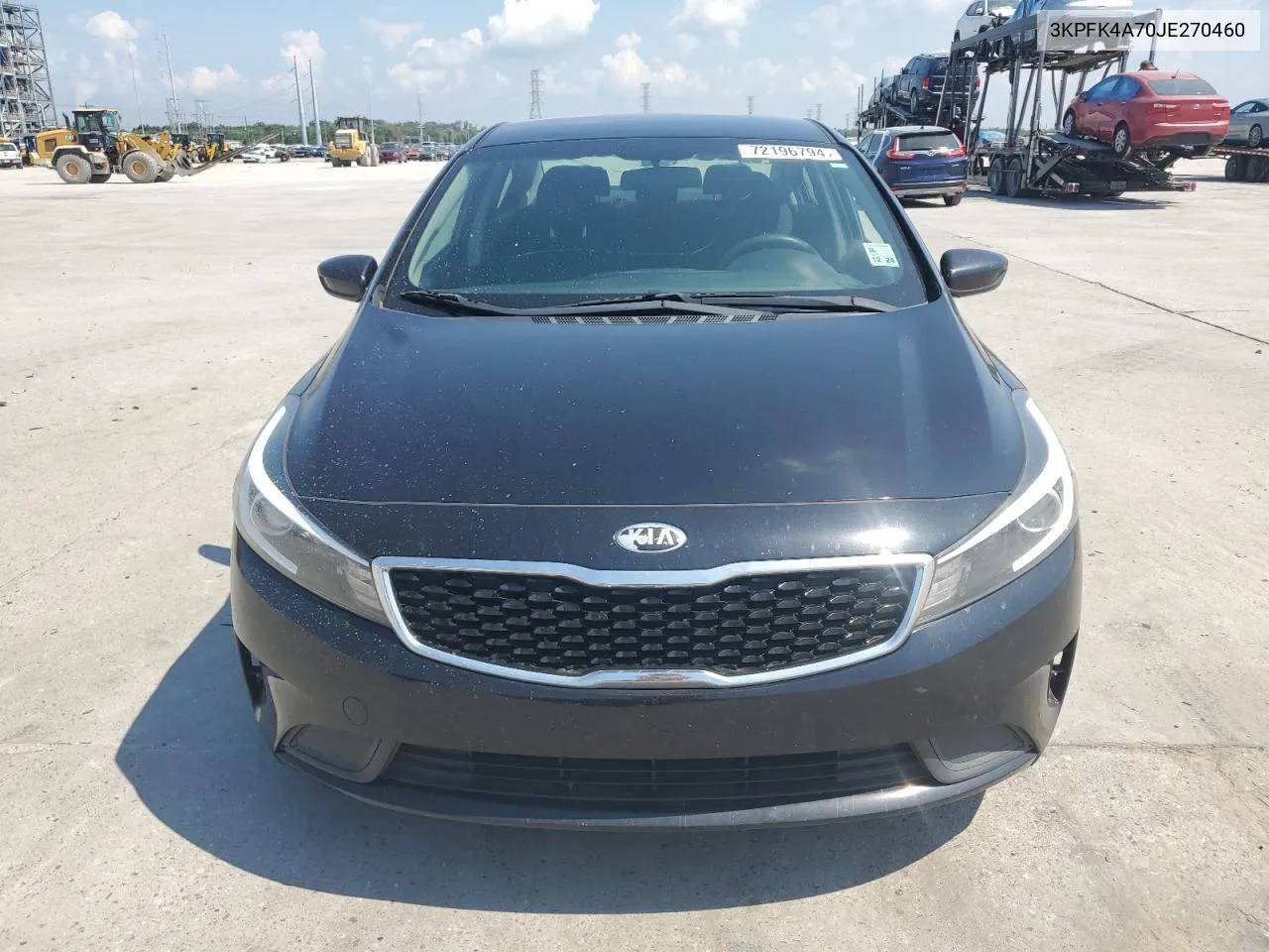 2018 Kia Forte Lx VIN: 3KPFK4A70JE270460 Lot: 72196794