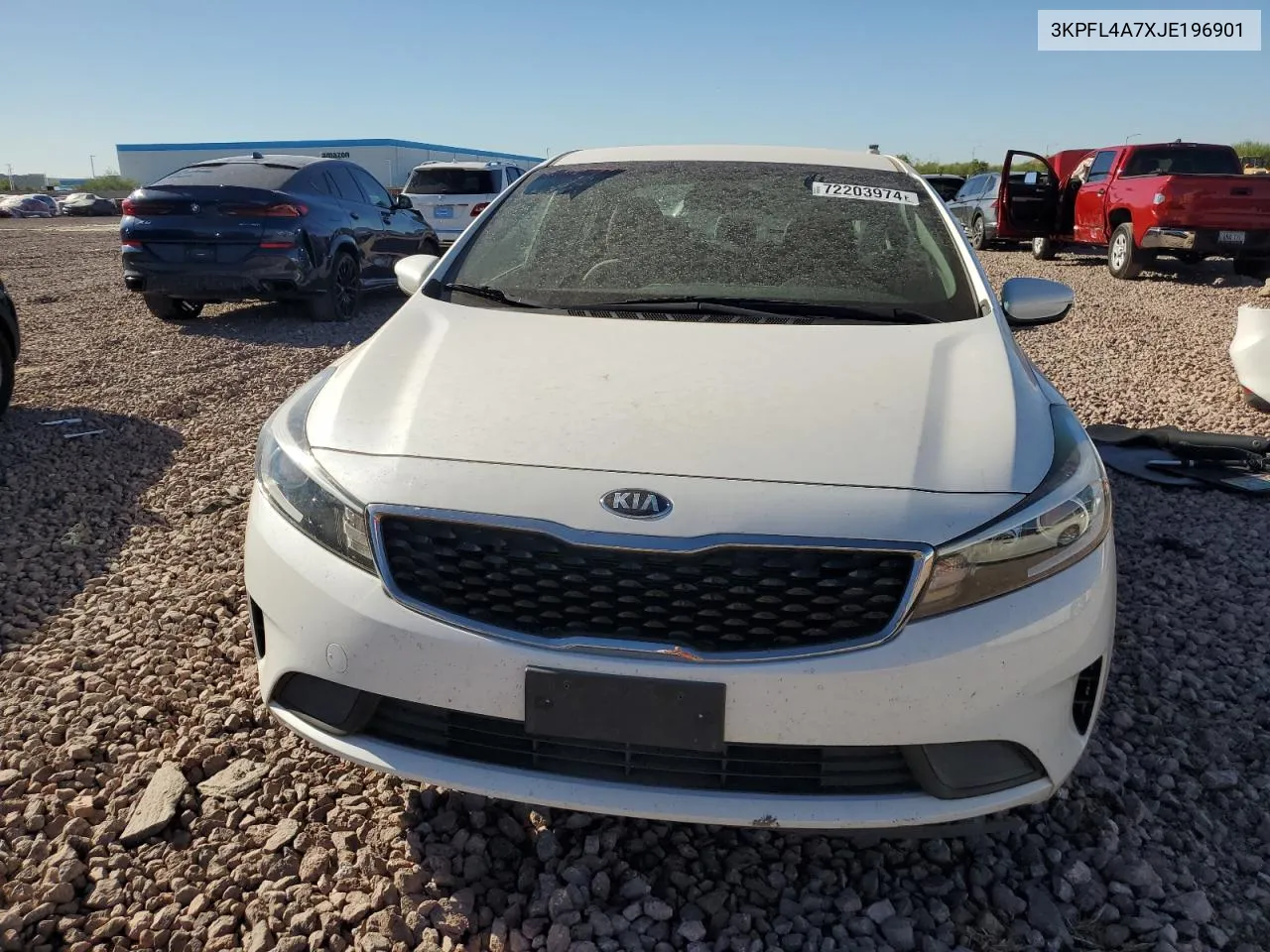 2018 Kia Forte Lx VIN: 3KPFL4A7XJE196901 Lot: 72203974