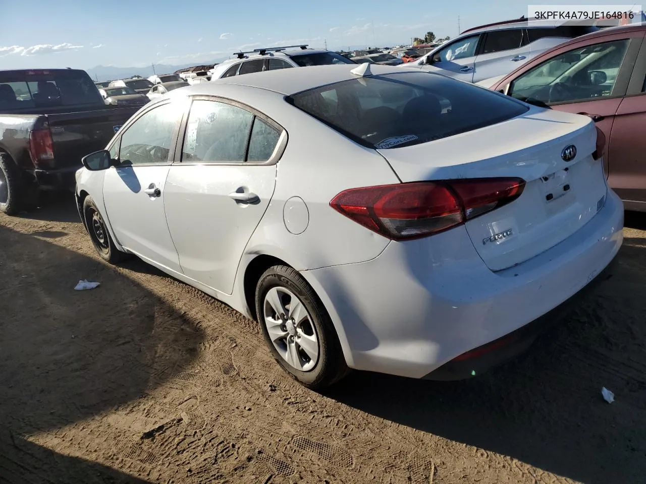 2018 Kia Forte Lx VIN: 3KPFK4A79JE164816 Lot: 72430444