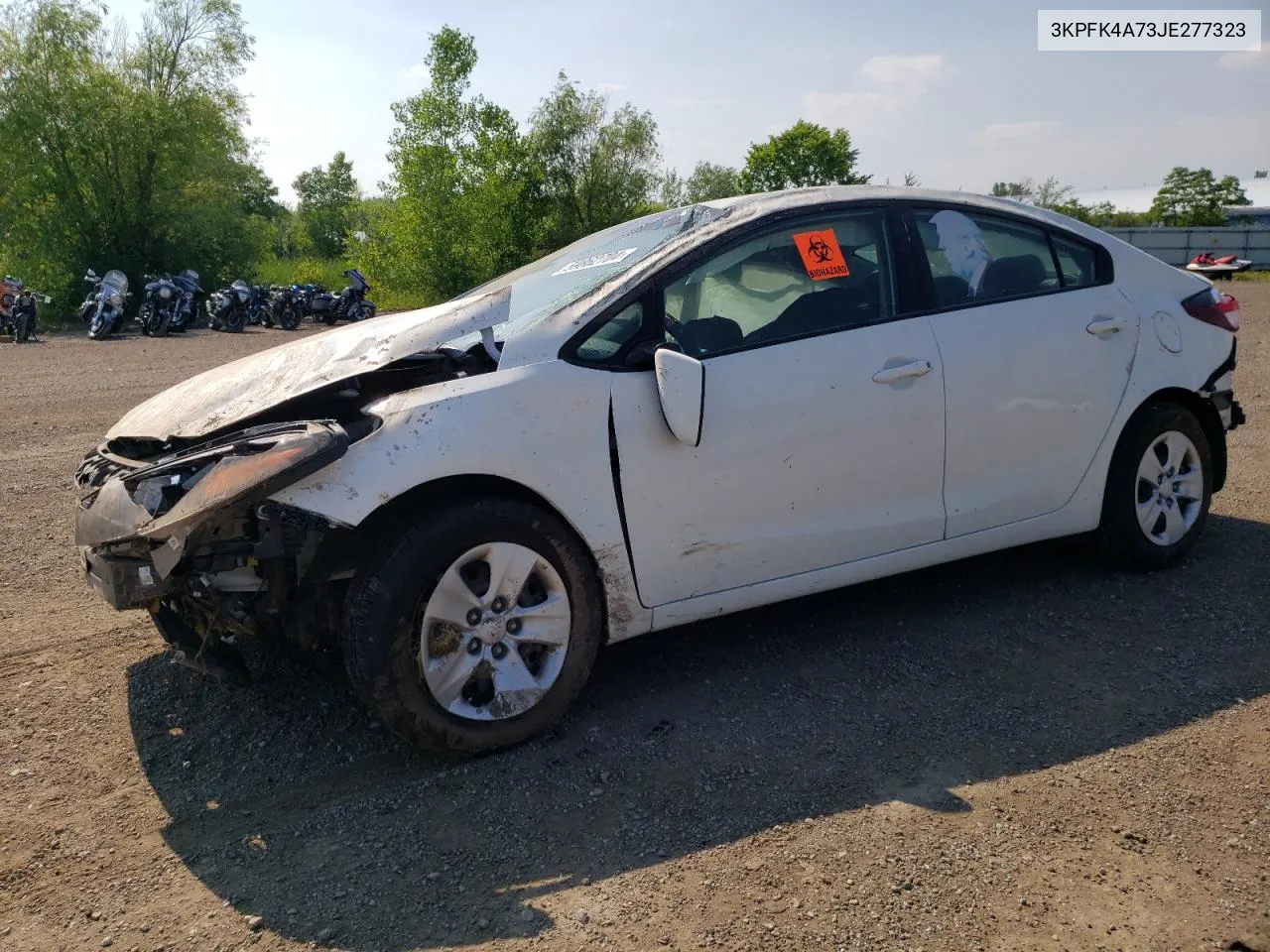 3KPFK4A73JE277323 2018 Kia Forte Lx