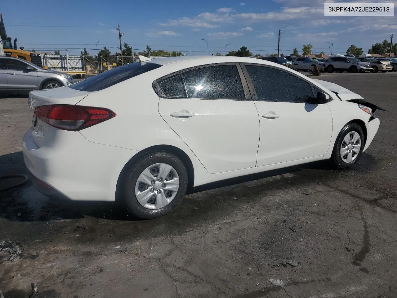 2018 Kia Forte Lx VIN: 3KPFK4A72JE229618 Lot: 72764684