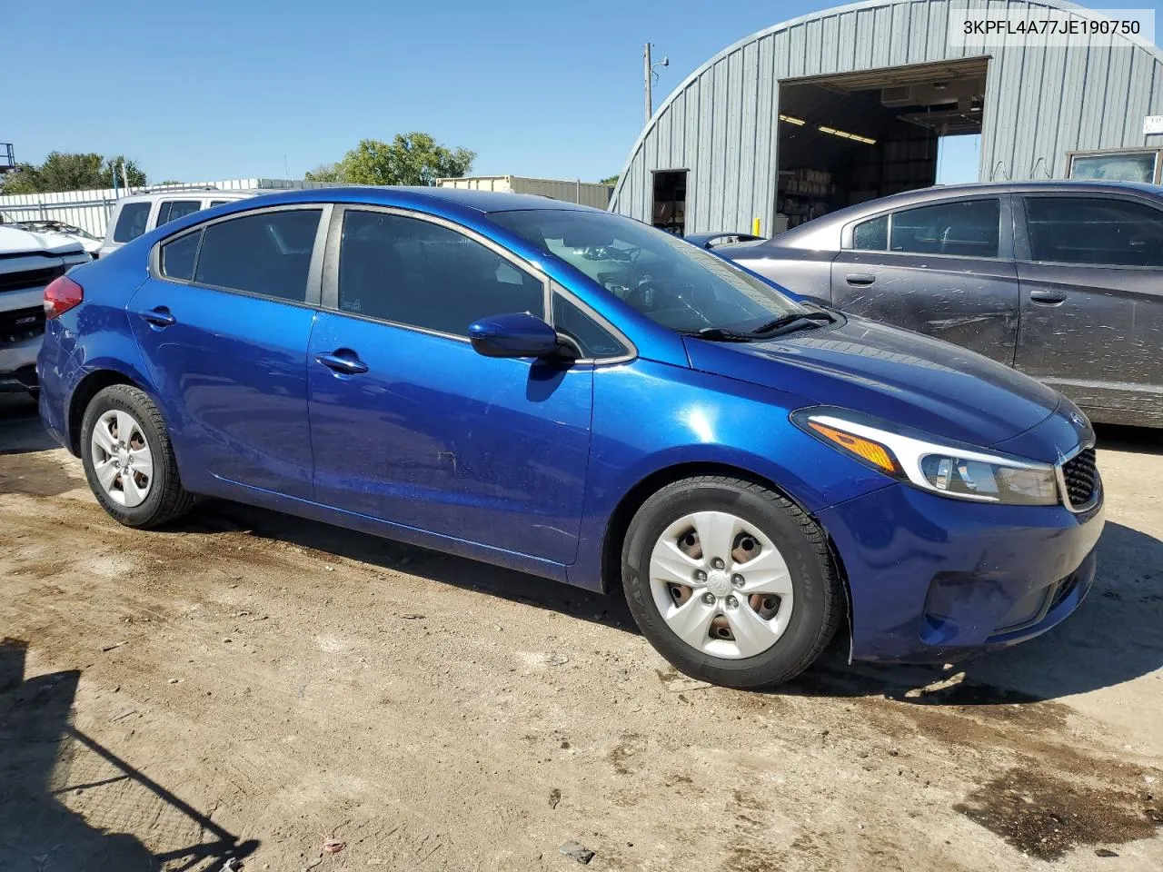 2018 Kia Forte Lx VIN: 3KPFL4A77JE190750 Lot: 73322014