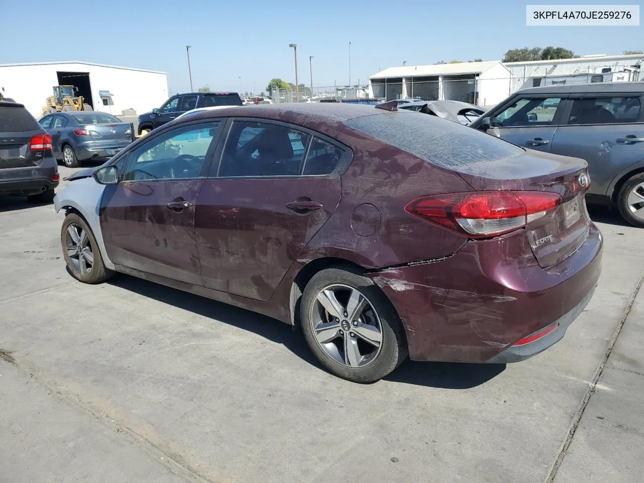 2018 Kia Forte Lx VIN: 3KPFL4A70JE259276 Lot: 73341584