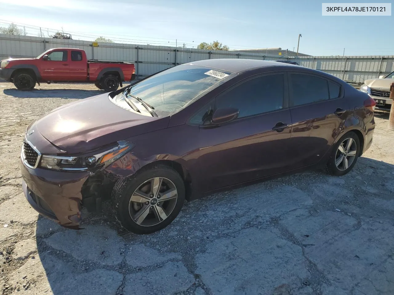 2018 Kia Forte Lx VIN: 3KPFL4A78JE170121 Lot: 73960234