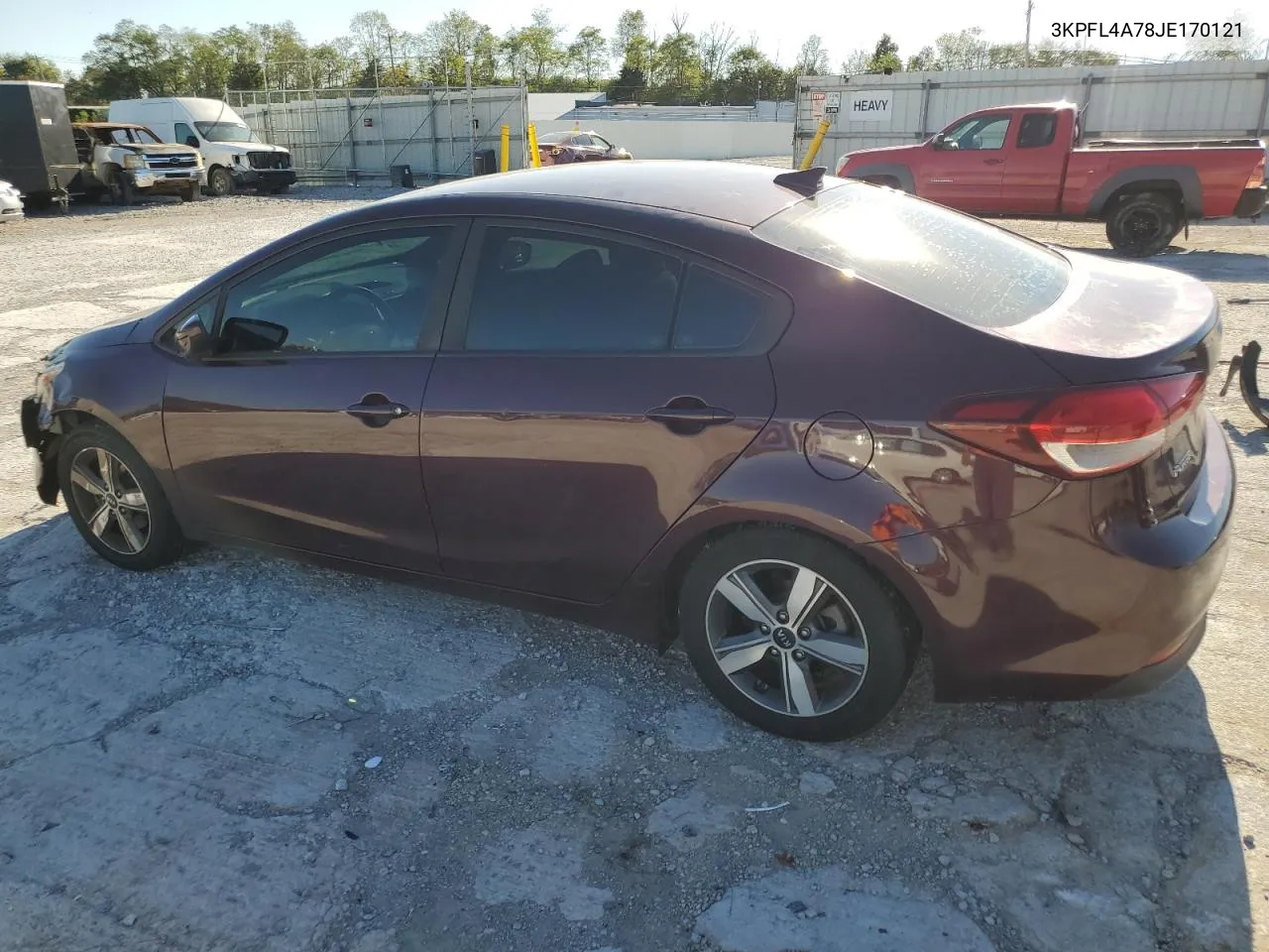 2018 Kia Forte Lx VIN: 3KPFL4A78JE170121 Lot: 73960234