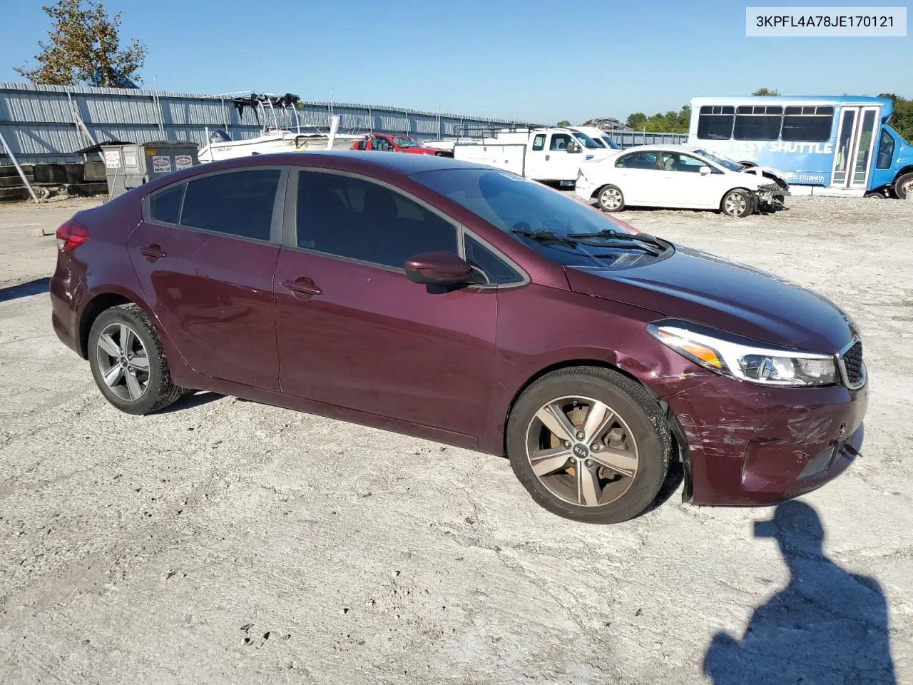 2018 Kia Forte Lx VIN: 3KPFL4A78JE170121 Lot: 73960234