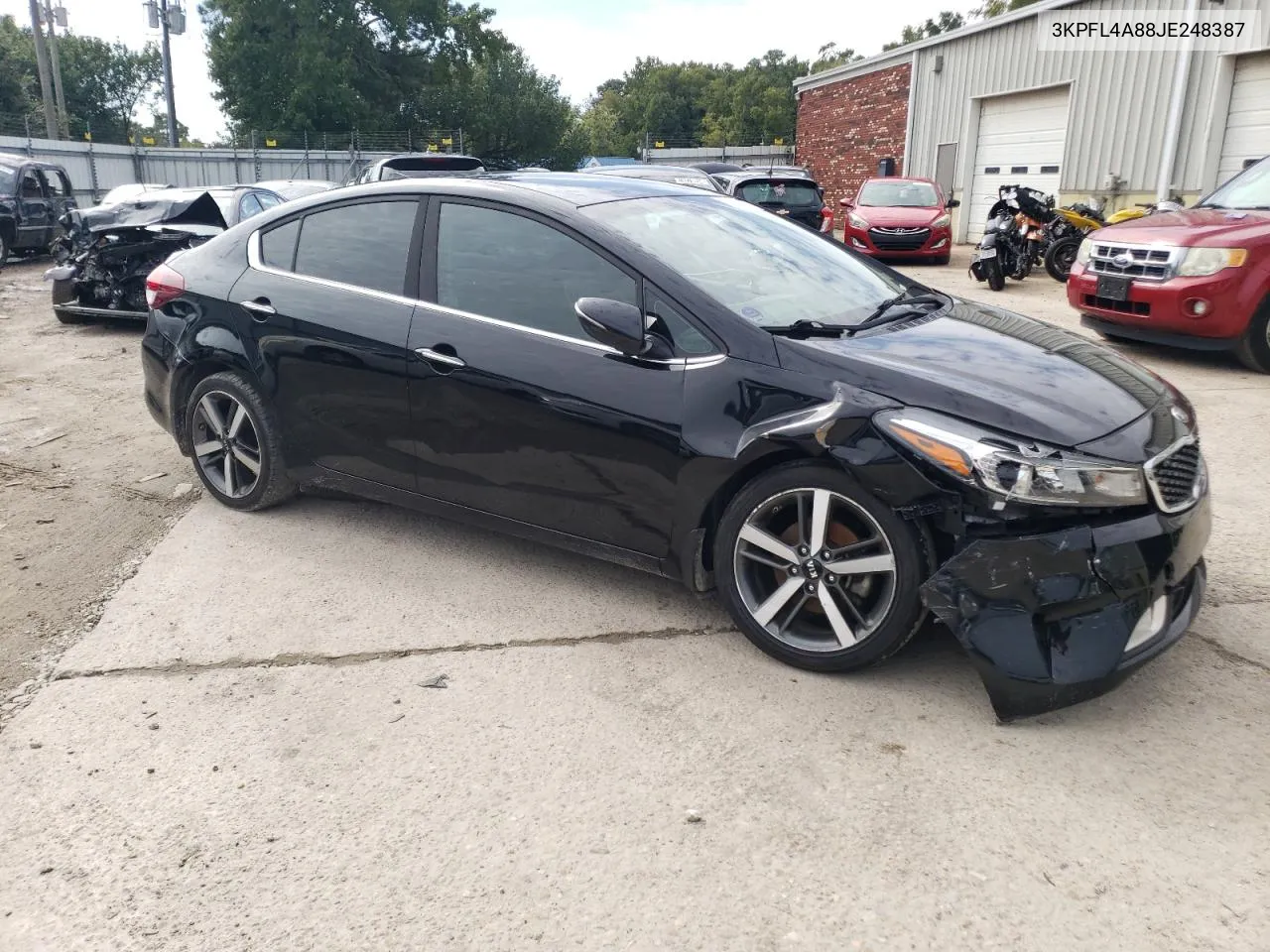 2018 Kia Forte Ex VIN: 3KPFL4A88JE248387 Lot: 74067574