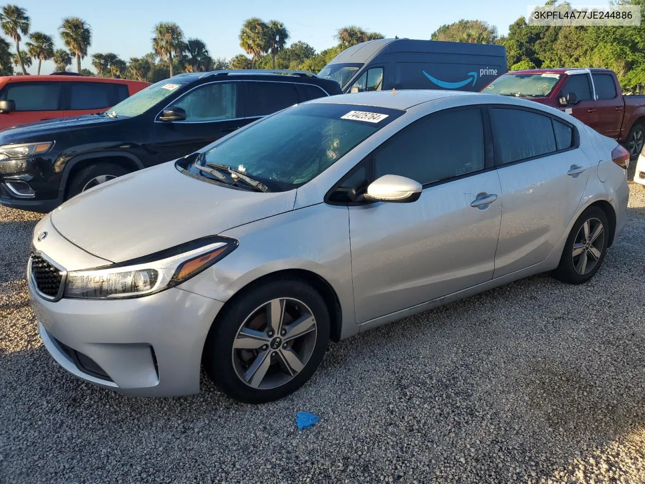 2018 Kia Forte Lx VIN: 3KPFL4A77JE244886 Lot: 74425764