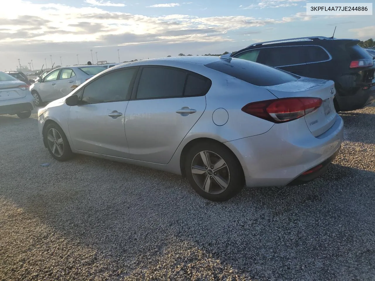 2018 Kia Forte Lx VIN: 3KPFL4A77JE244886 Lot: 74425764