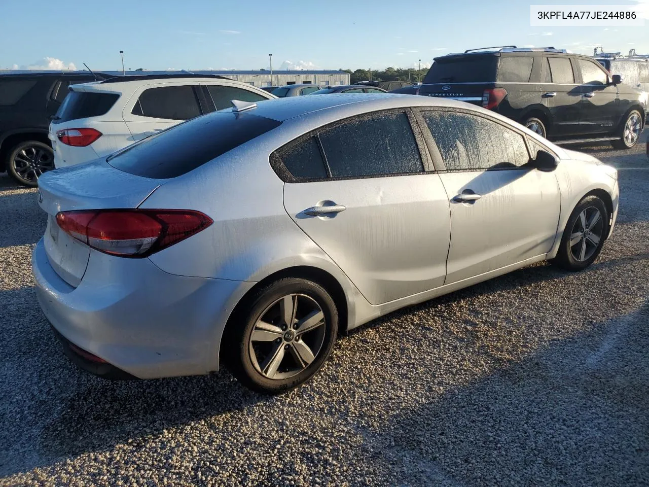 2018 Kia Forte Lx VIN: 3KPFL4A77JE244886 Lot: 74425764