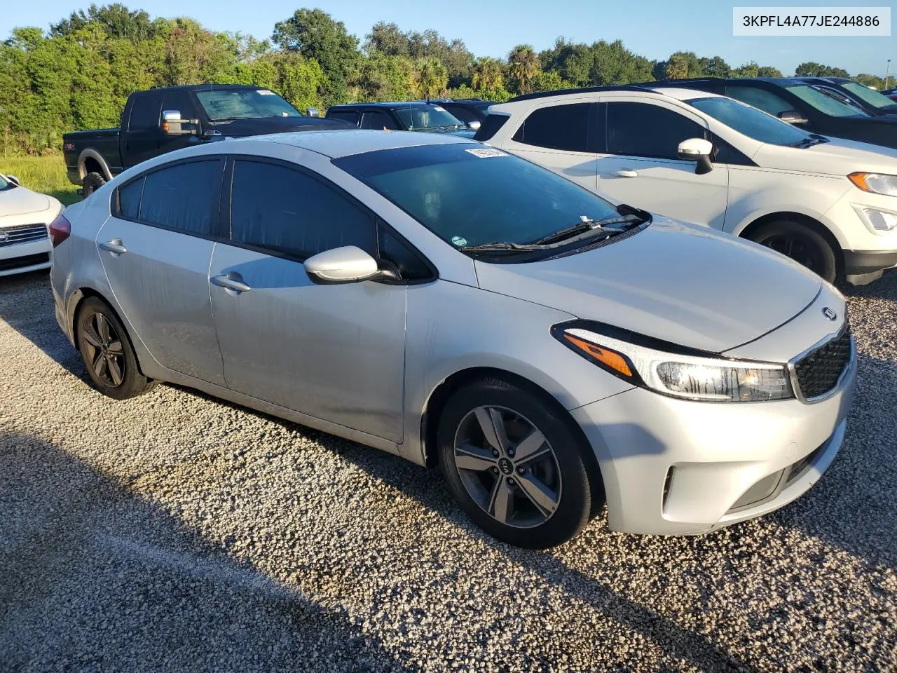 2018 Kia Forte Lx VIN: 3KPFL4A77JE244886 Lot: 74425764