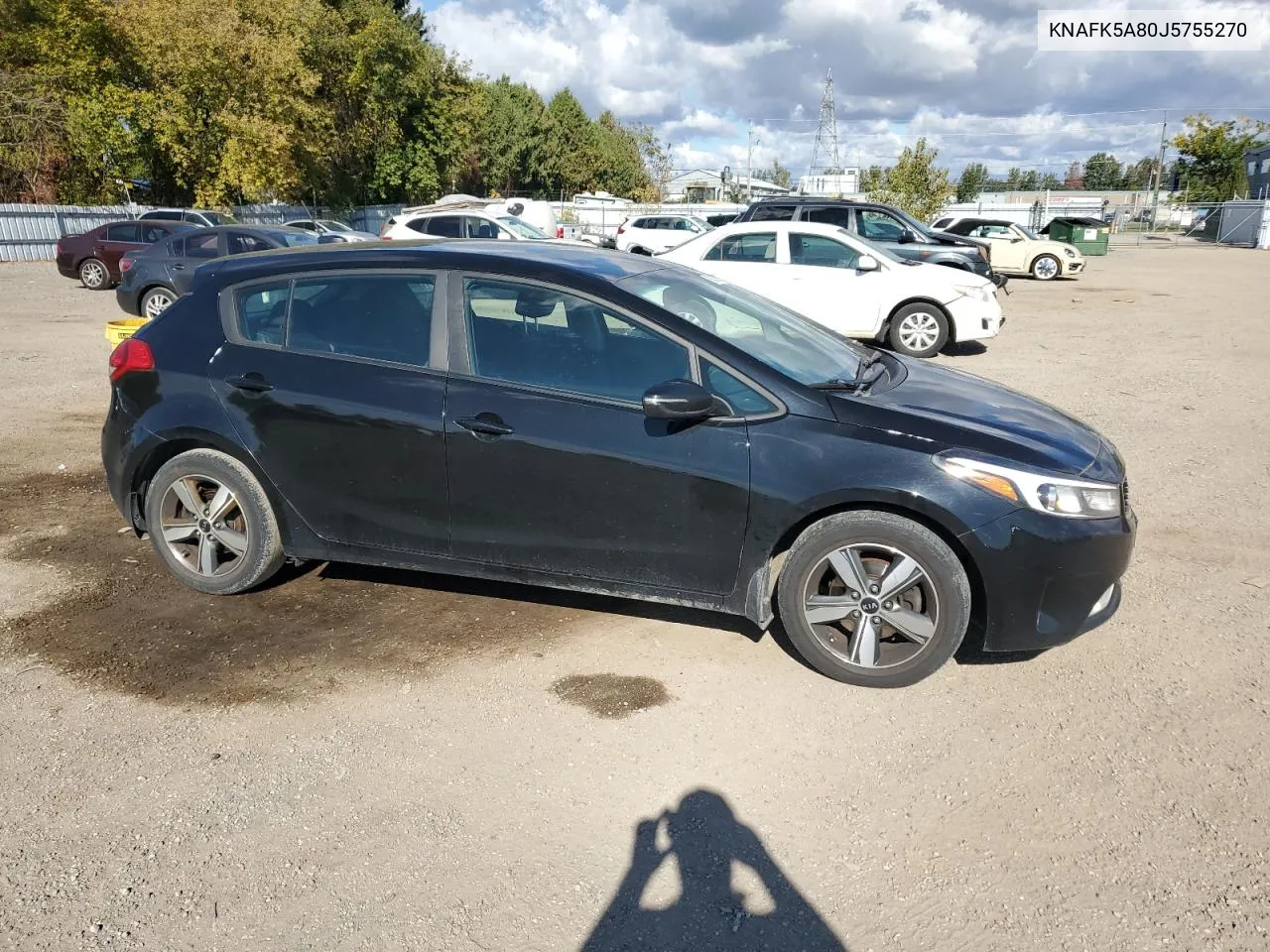 2018 Kia Forte Lx VIN: KNAFK5A80J5755270 Lot: 74575174