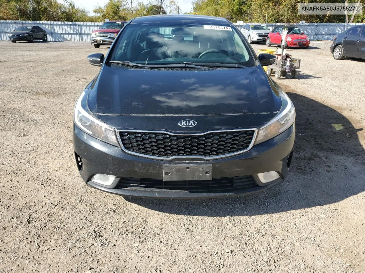 2018 Kia Forte Lx VIN: KNAFK5A80J5755270 Lot: 74575174