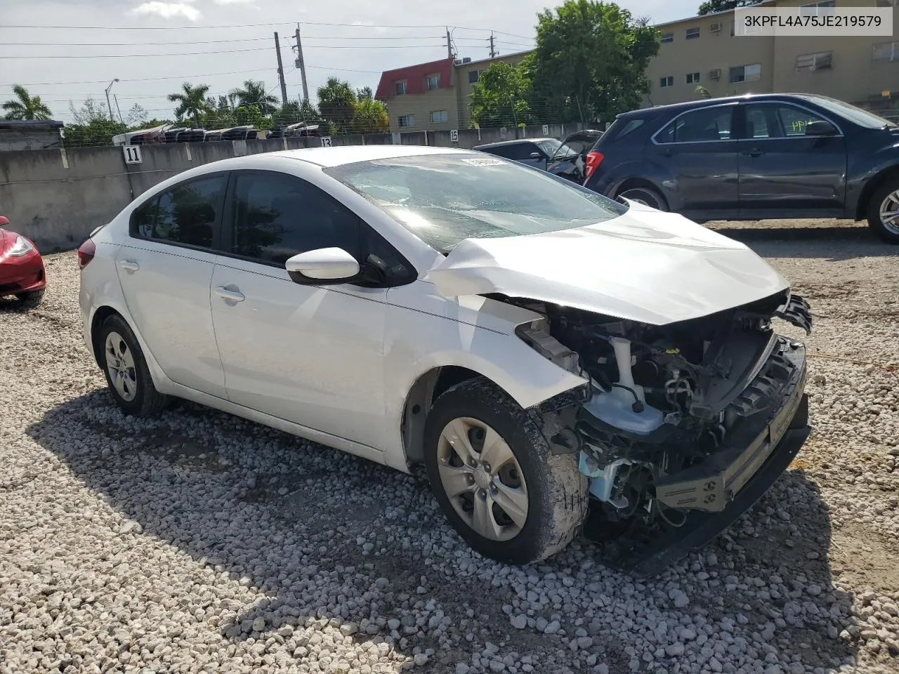 2018 Kia Forte Lx VIN: 3KPFL4A75JE219579 Lot: 75409594