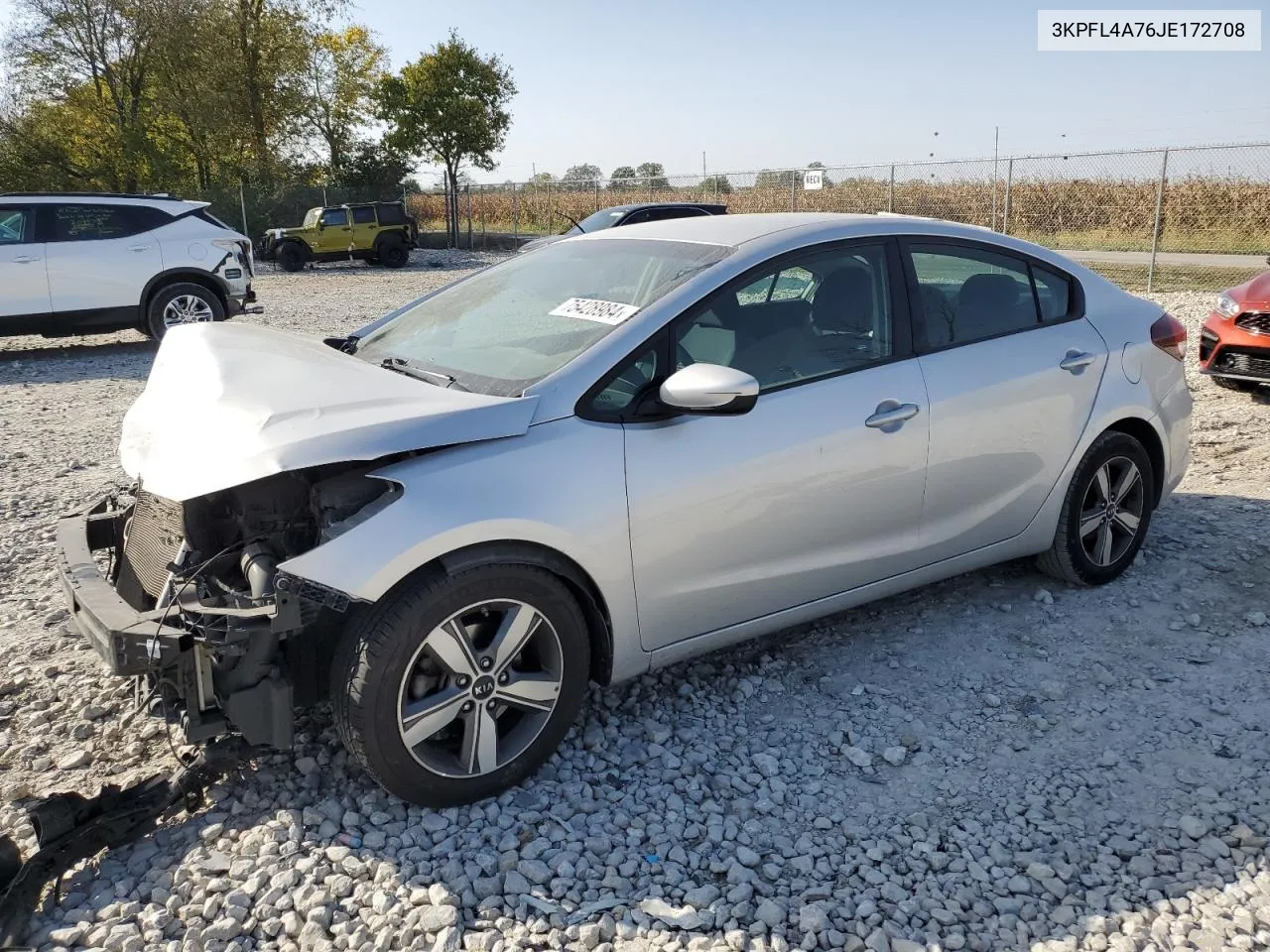 2018 Kia Forte Lx VIN: 3KPFL4A76JE172708 Lot: 75428984