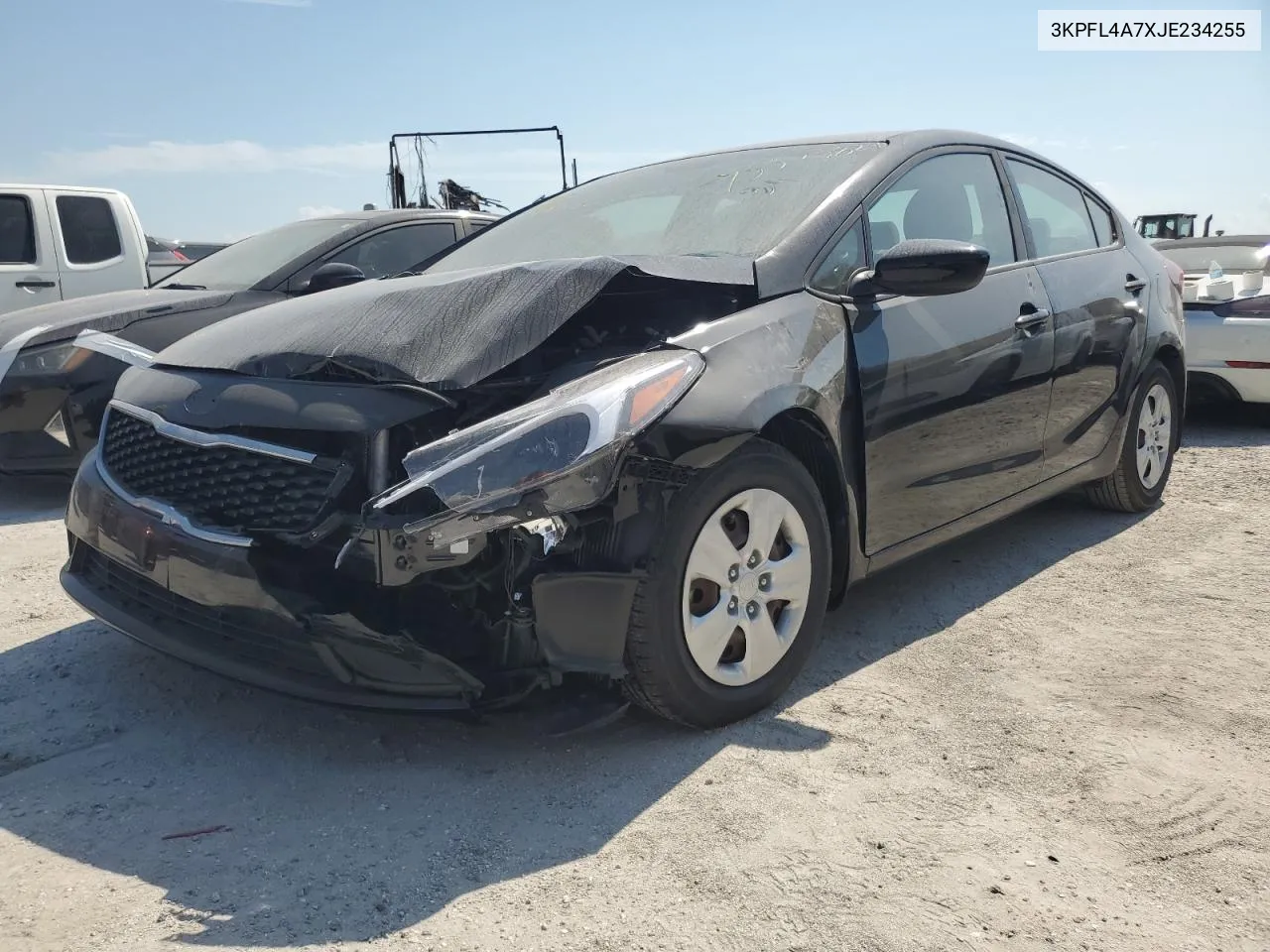 2018 Kia Forte Lx VIN: 3KPFL4A7XJE234255 Lot: 75525824